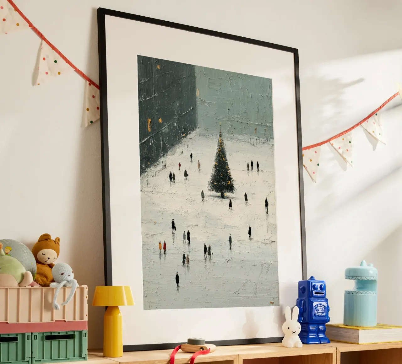 Winter Constellation poster van Tinyverse Studio