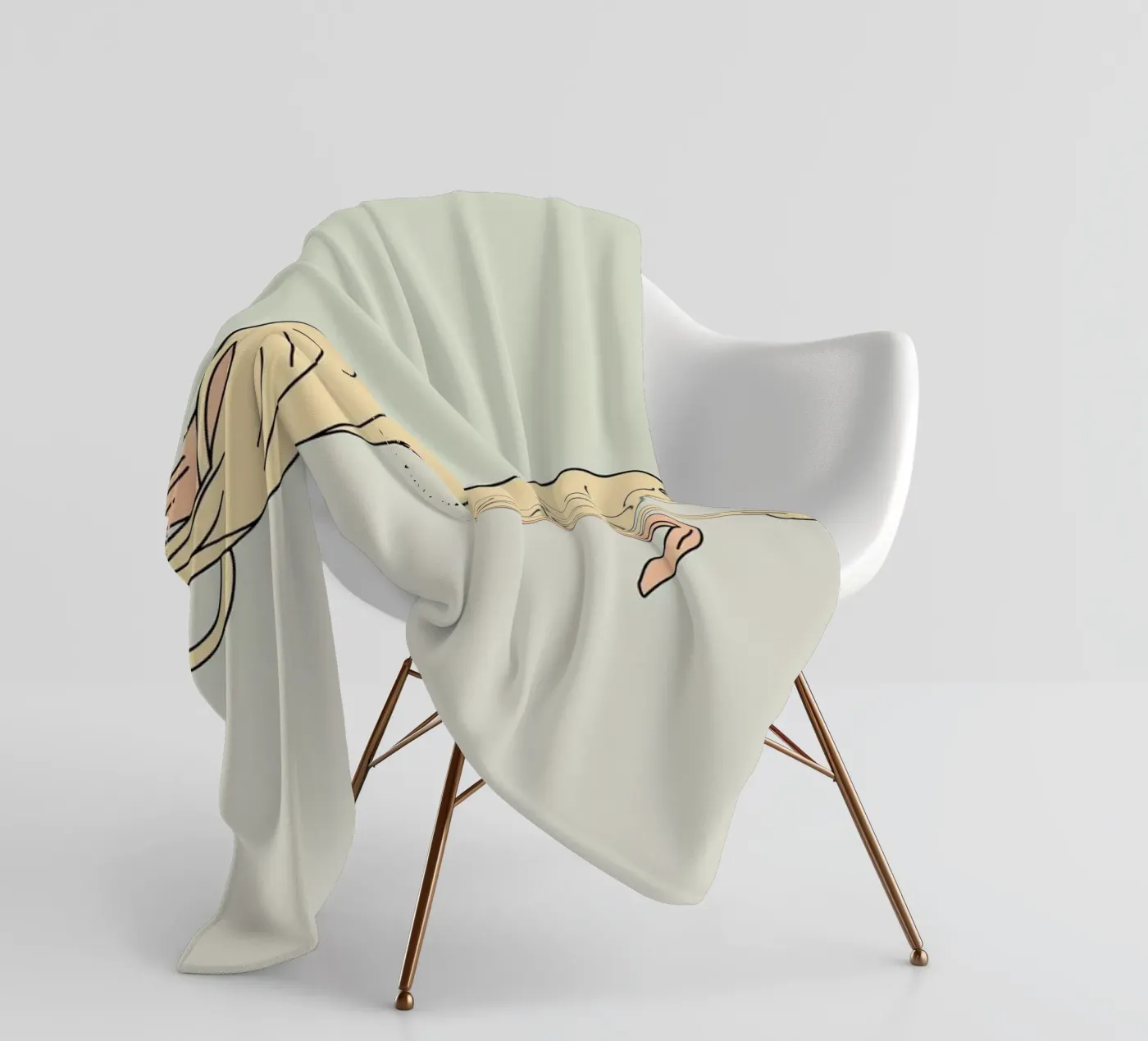 Myde fleecedeken van Swen Swensøn