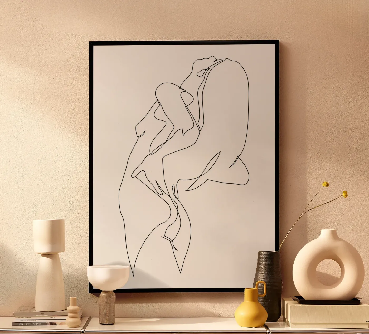 Una linea di nudo - E5 poster da Addillum