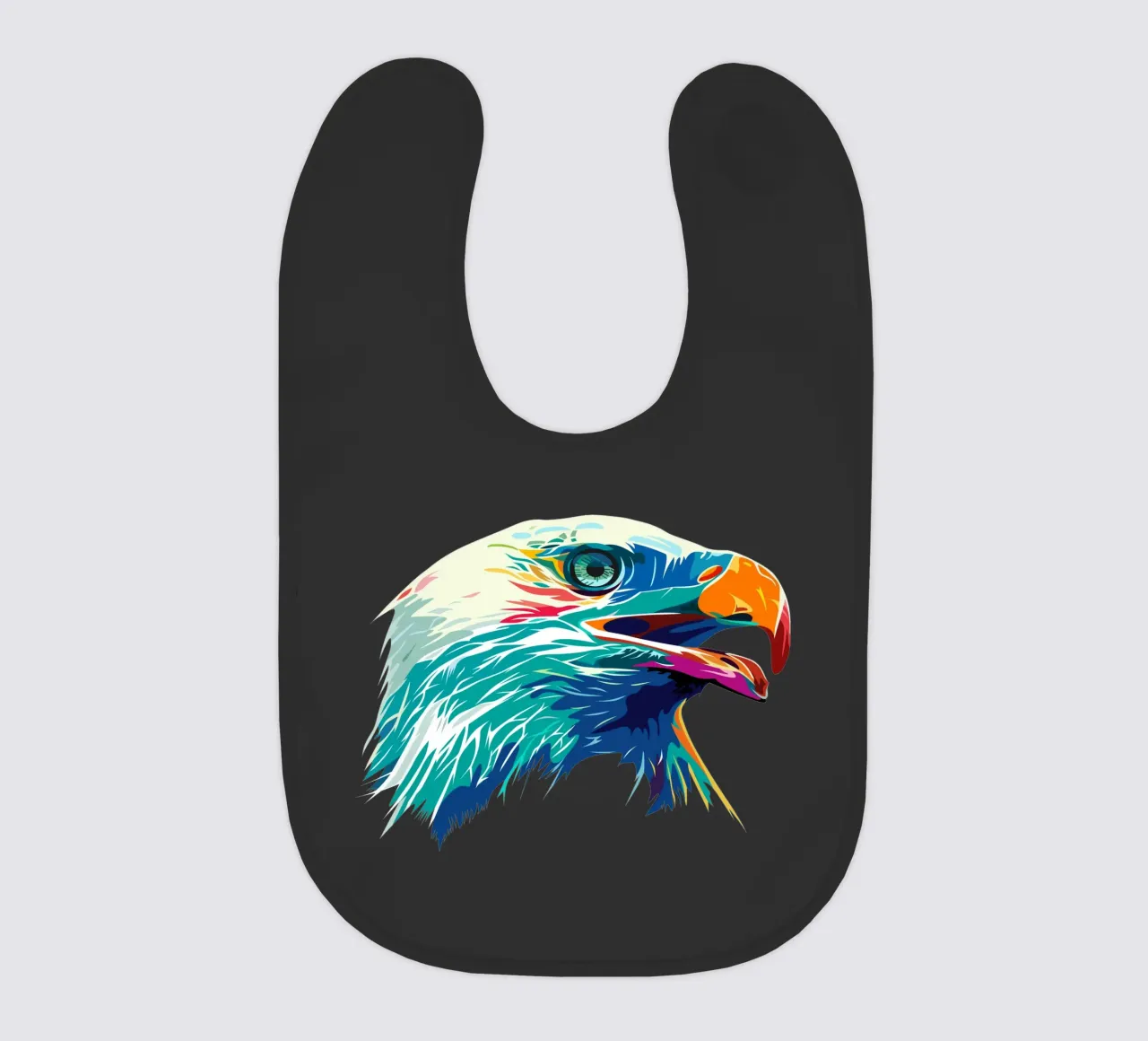 Blauwe Adelaar baby slabbetje van Unique Urban Life