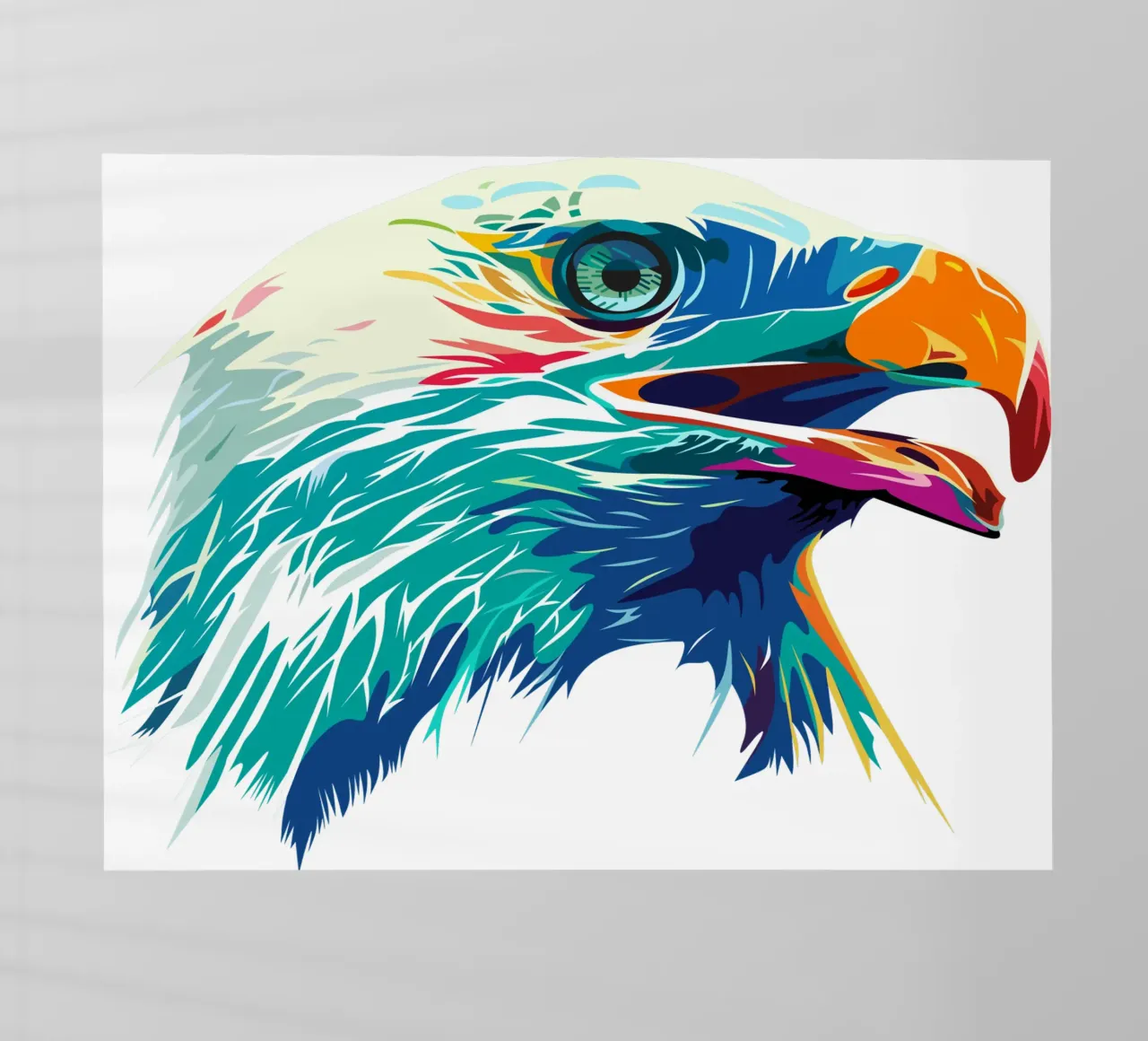 Aquila blu pellicola backlit da Unique Urban Life