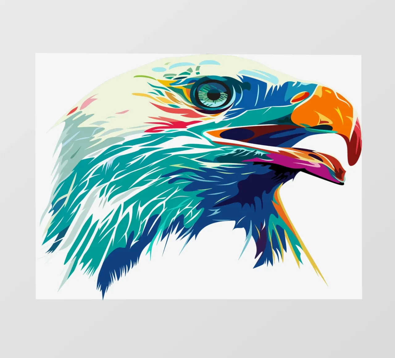 Aquila blu pellicola backlit da Unique Urban Life