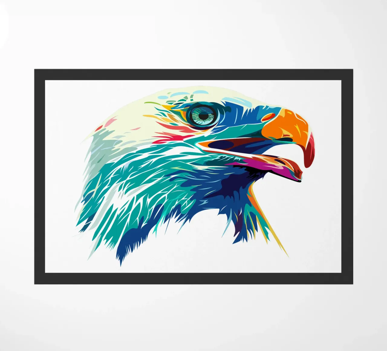 Blue Eagle doormat by Unique Urban Life