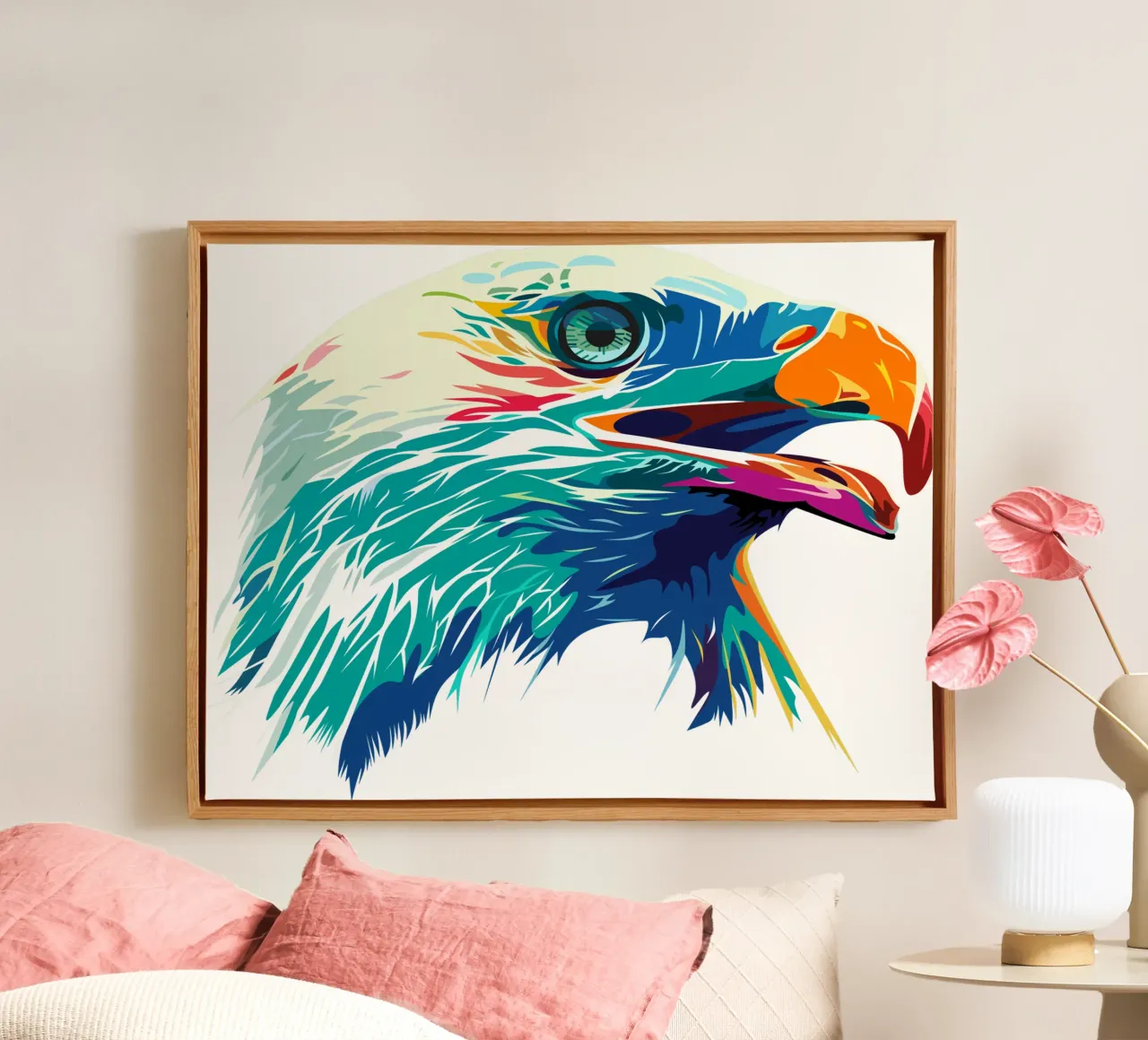 Blue Eagle canvas by Unique Urban Life