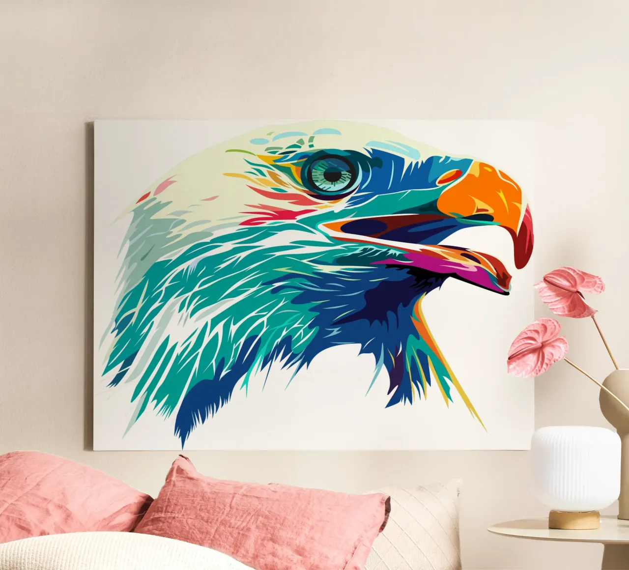 Blue Eagle canvas by Unique Urban Life