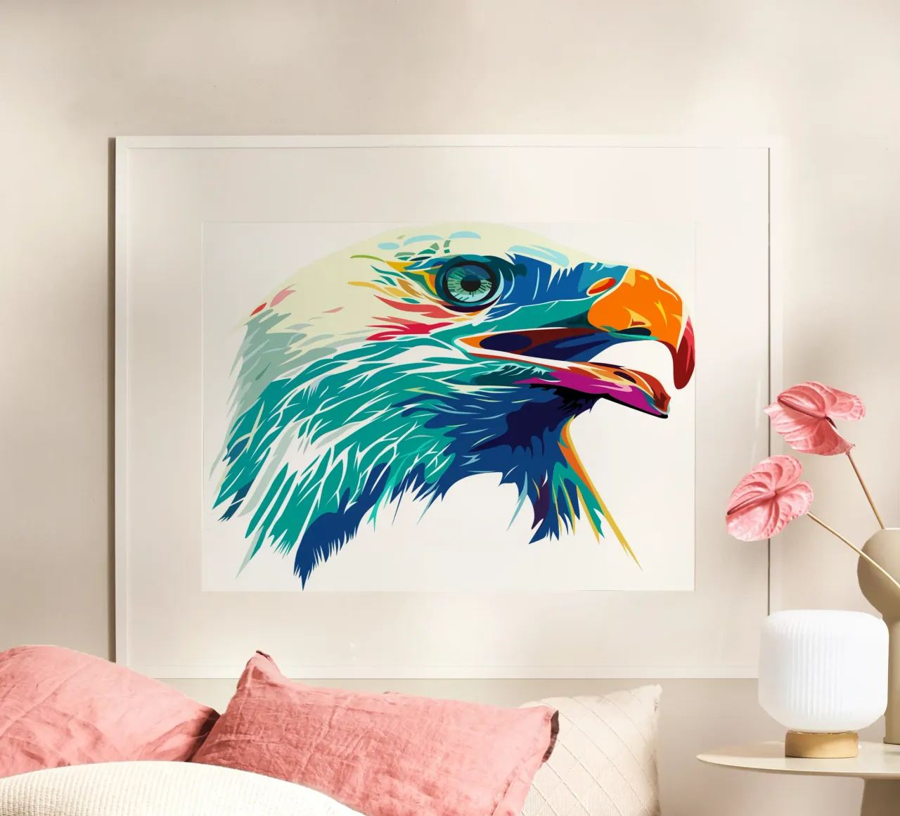 Blue Eagle poster by Unique Urban Life