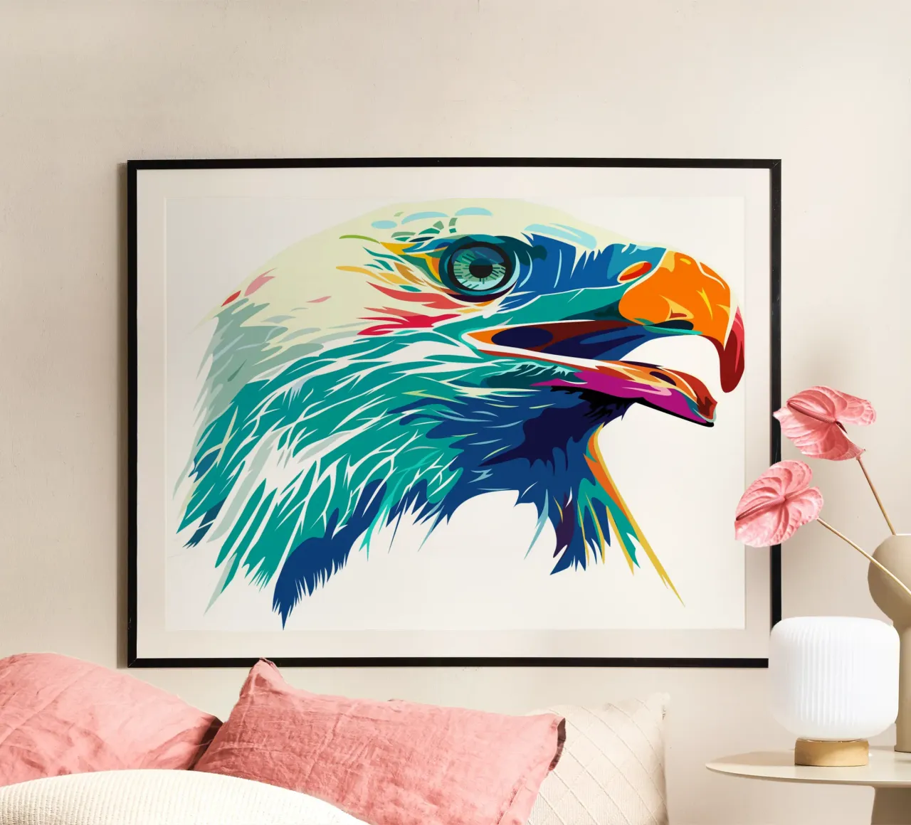 Blue Eagle poster by Unique Urban Life