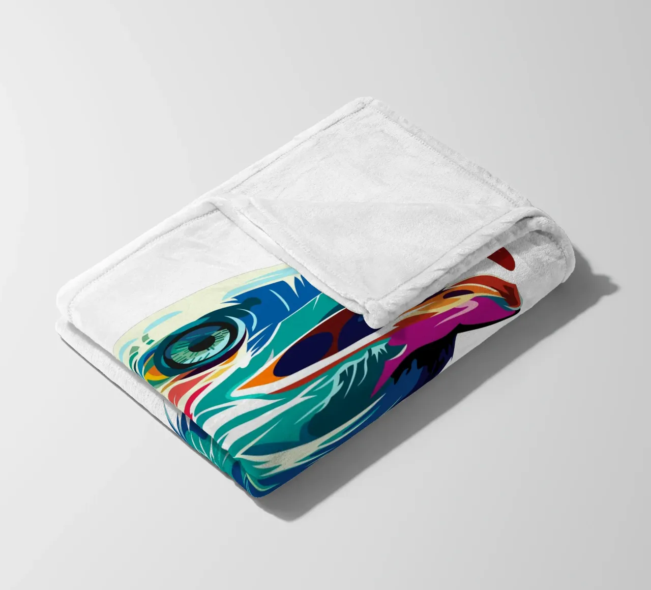 Blauwe Adelaar fleecedeken van Unique Urban Life