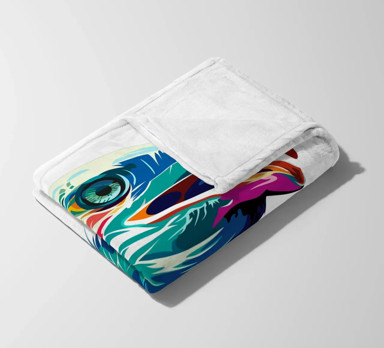 Blauwe Adelaar fleecedeken van Unique Urban Life