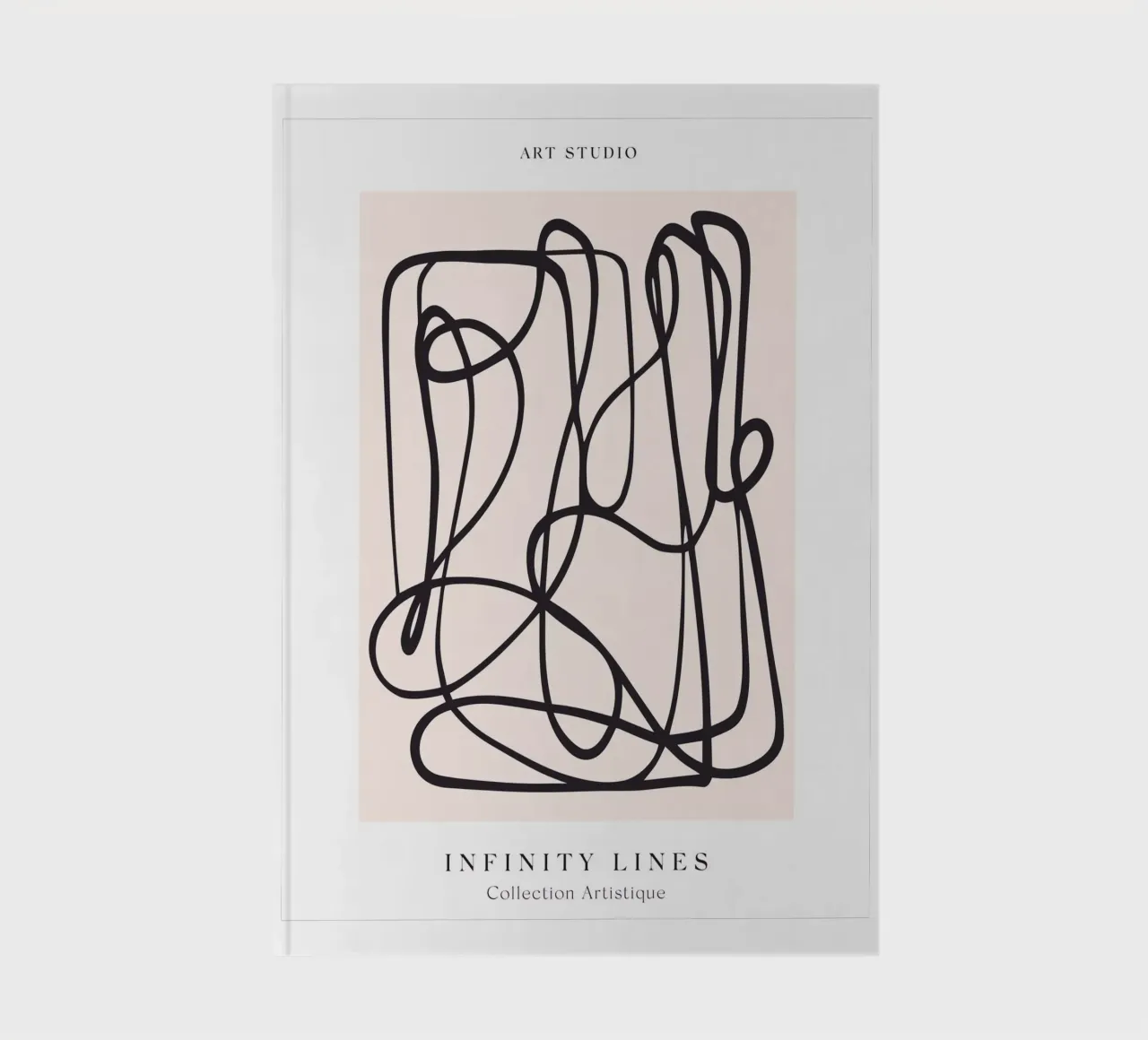 Modern abstract design notebook by Whole©