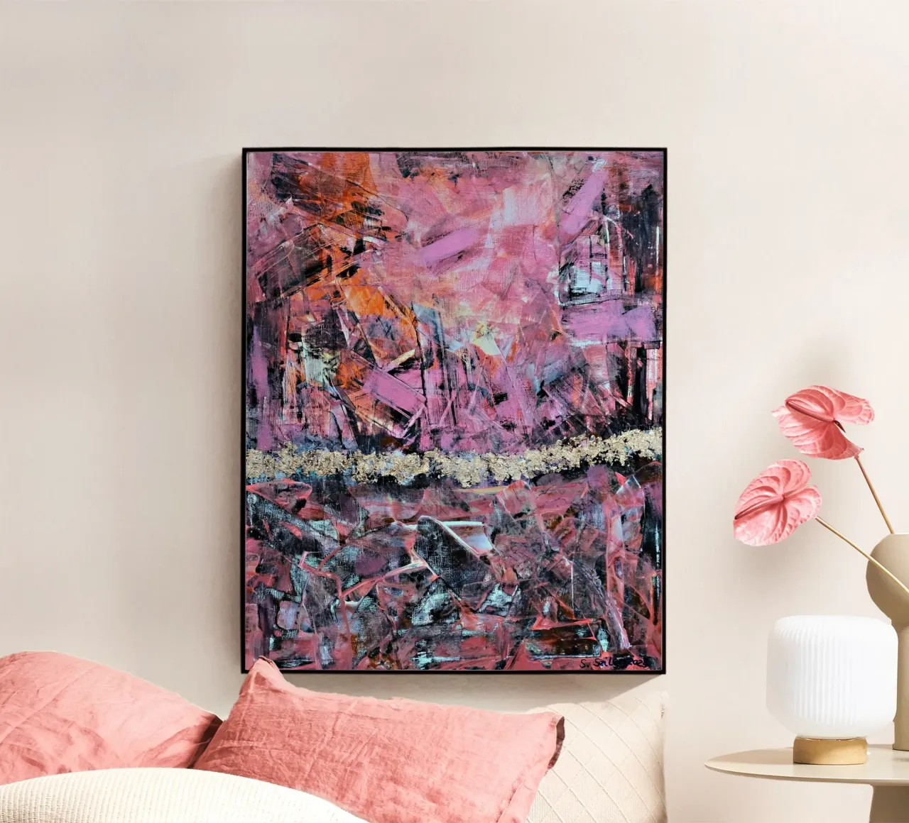 Life acryl van Stefka