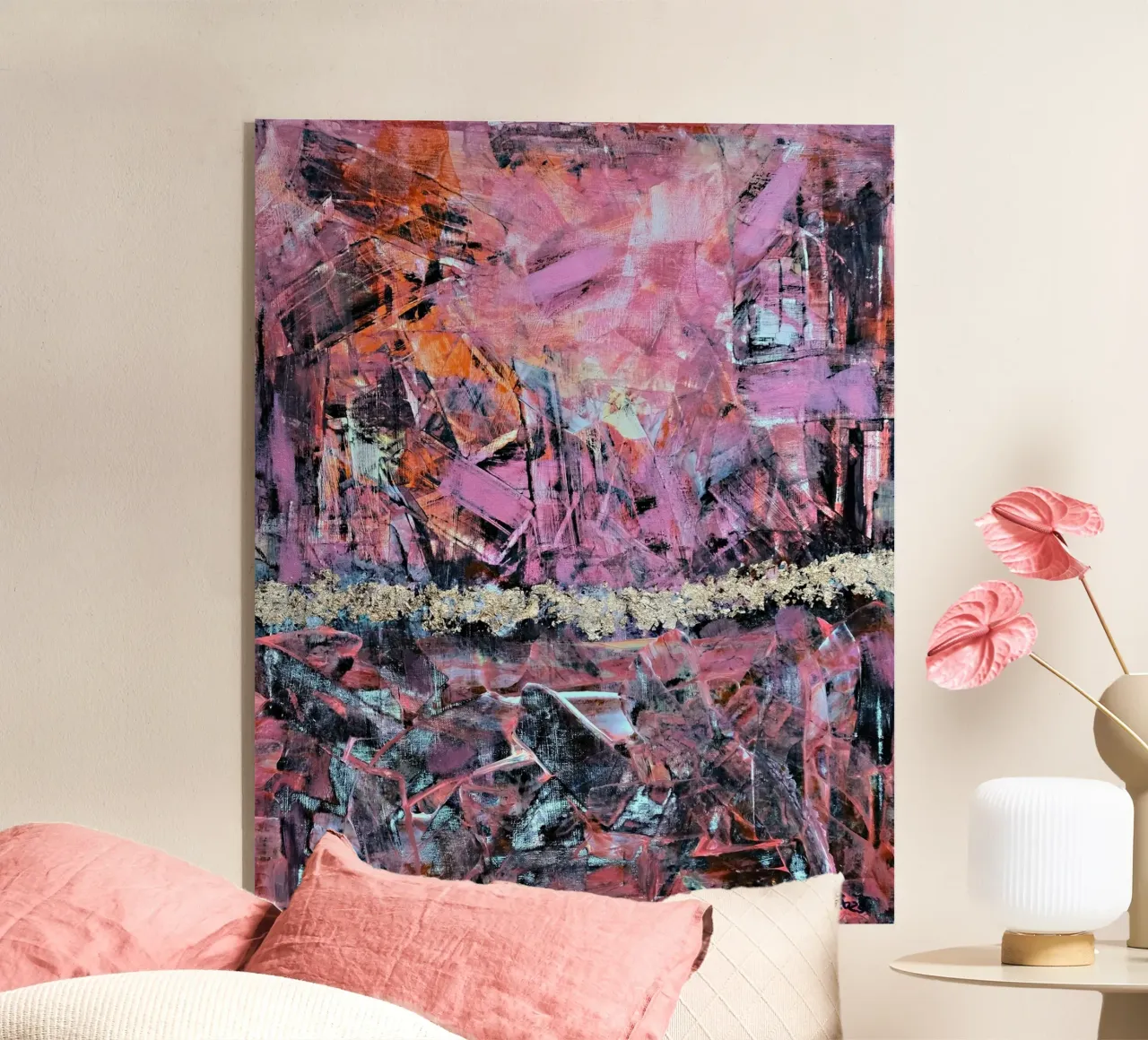 Life acryl van Stefka