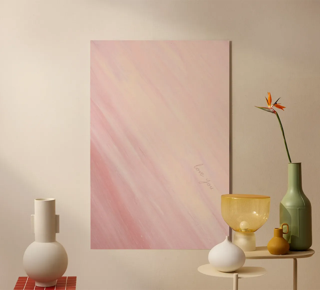 Blush Drift plexiglass da Colormenta