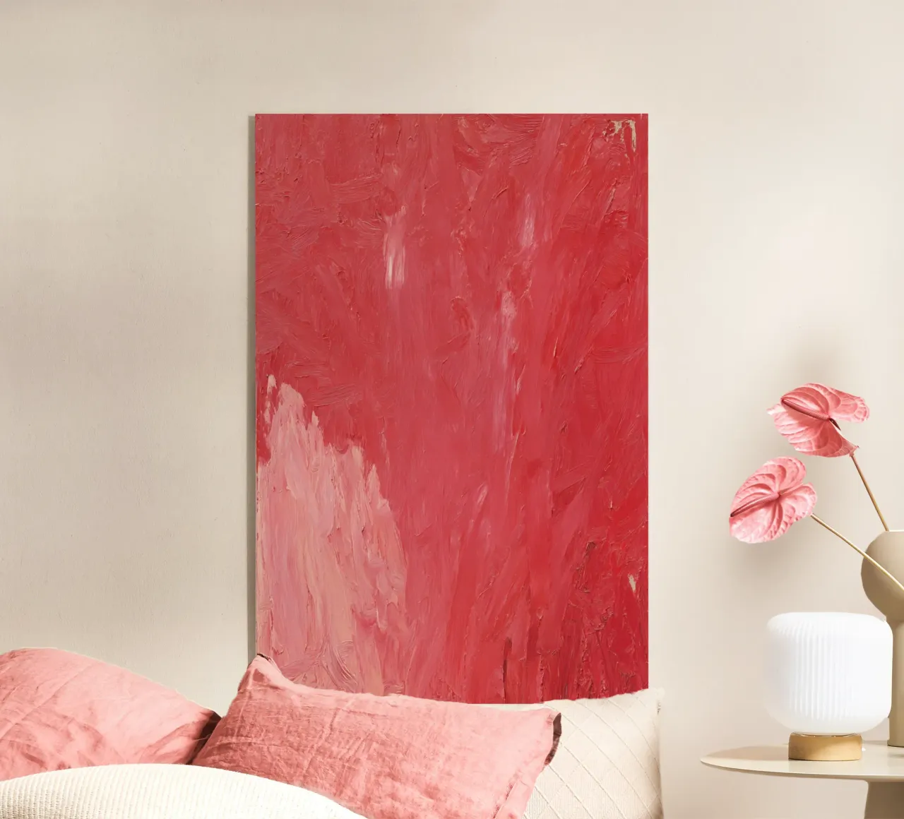 Red Field acrylic glass by Colormenta