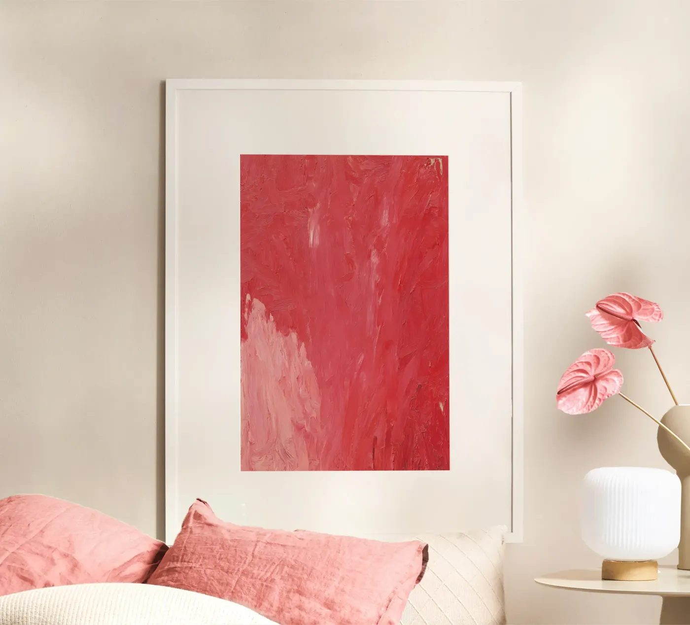 Red Field poster van Colormenta