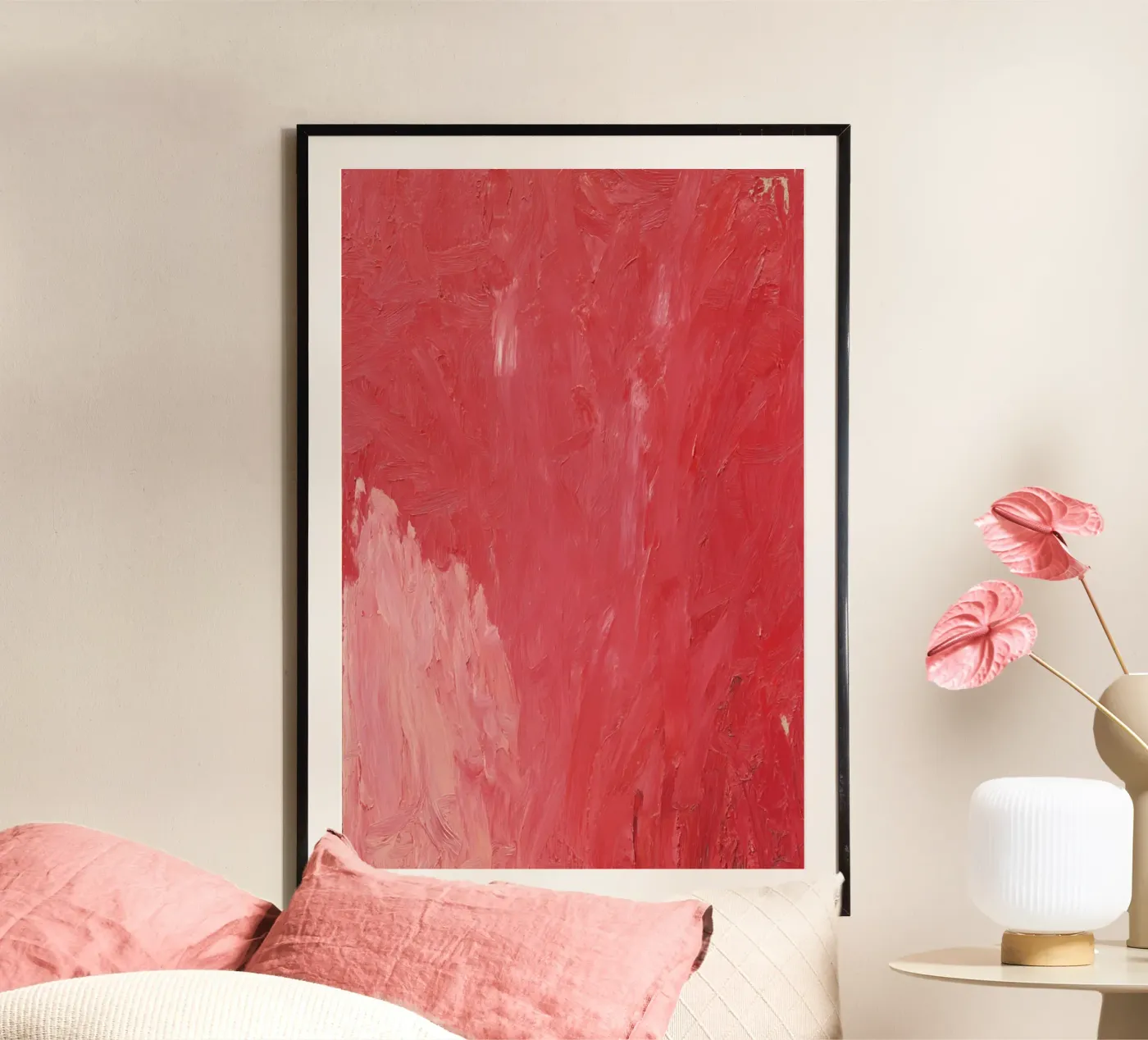 Red Field poster van Colormenta