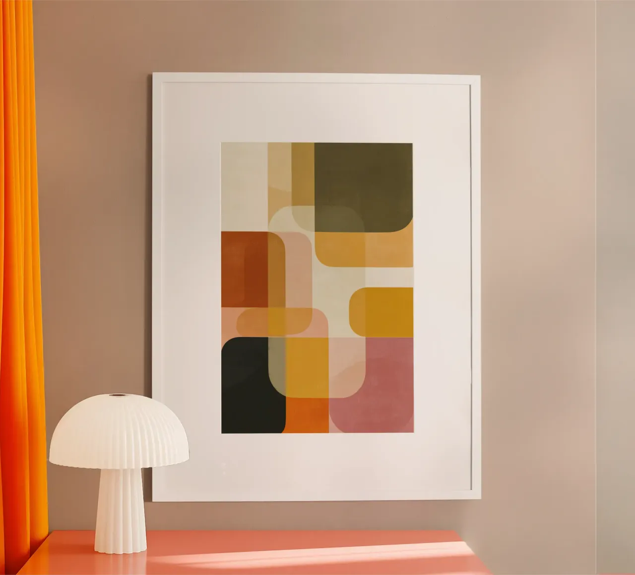 Soft Geometry poster by Geometrica