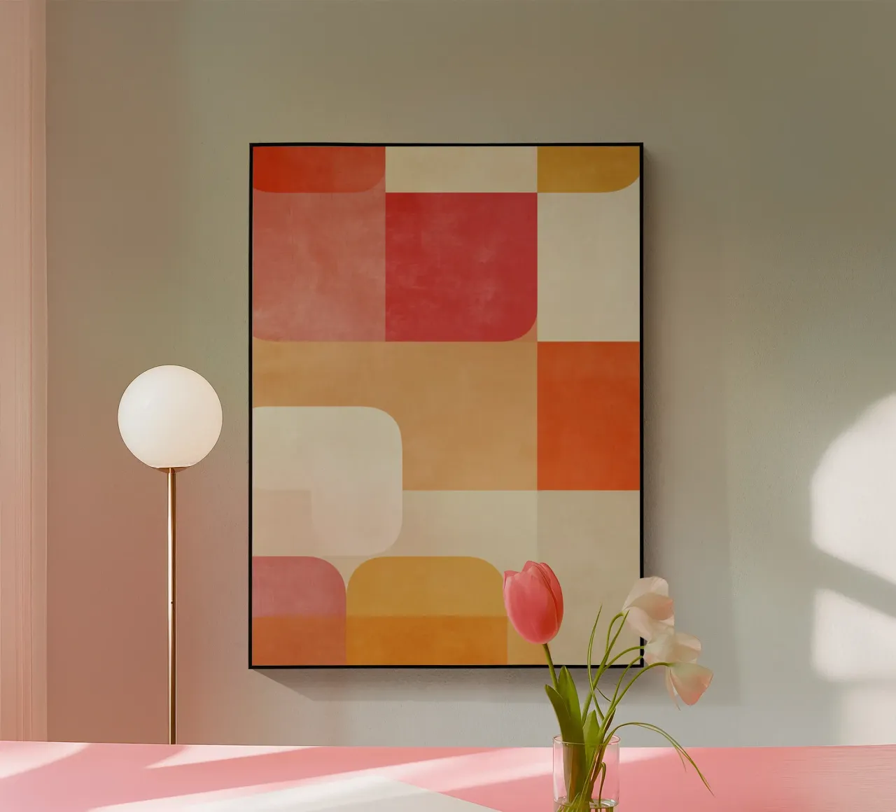 Warm Intersections plexiglass da Geometrica