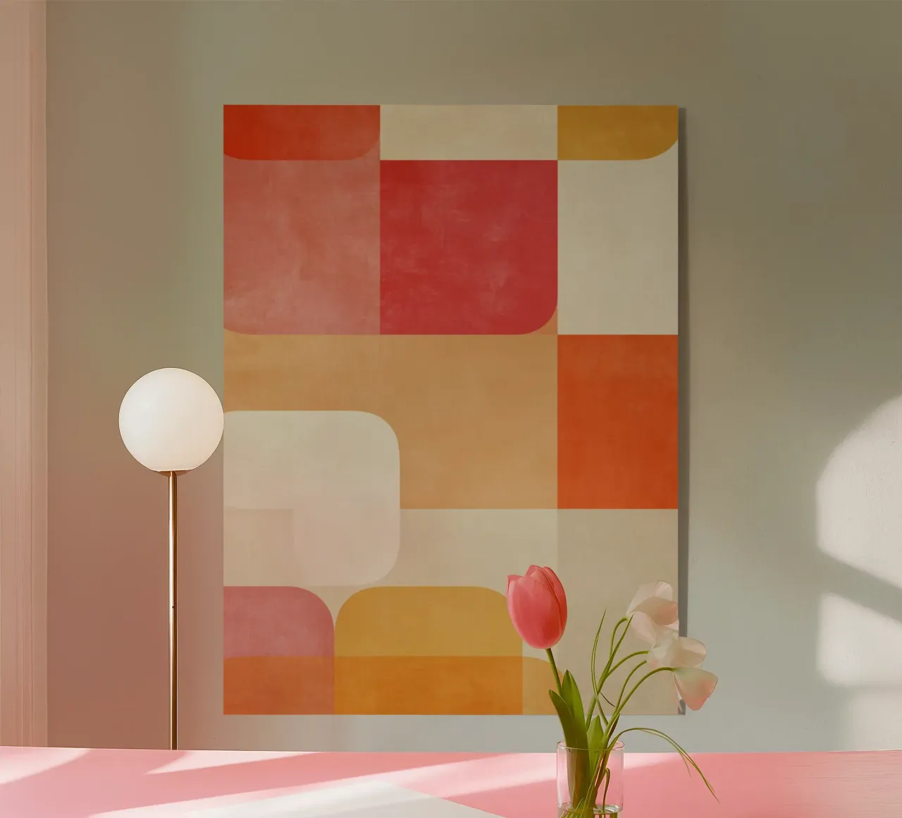 Warm Intersections plexiglass da Geometrica