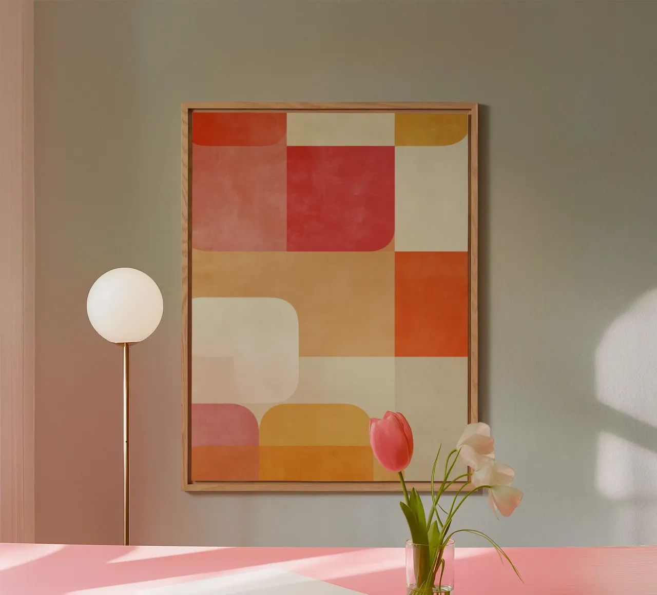 Warm Intersections forex plate by Geometrica