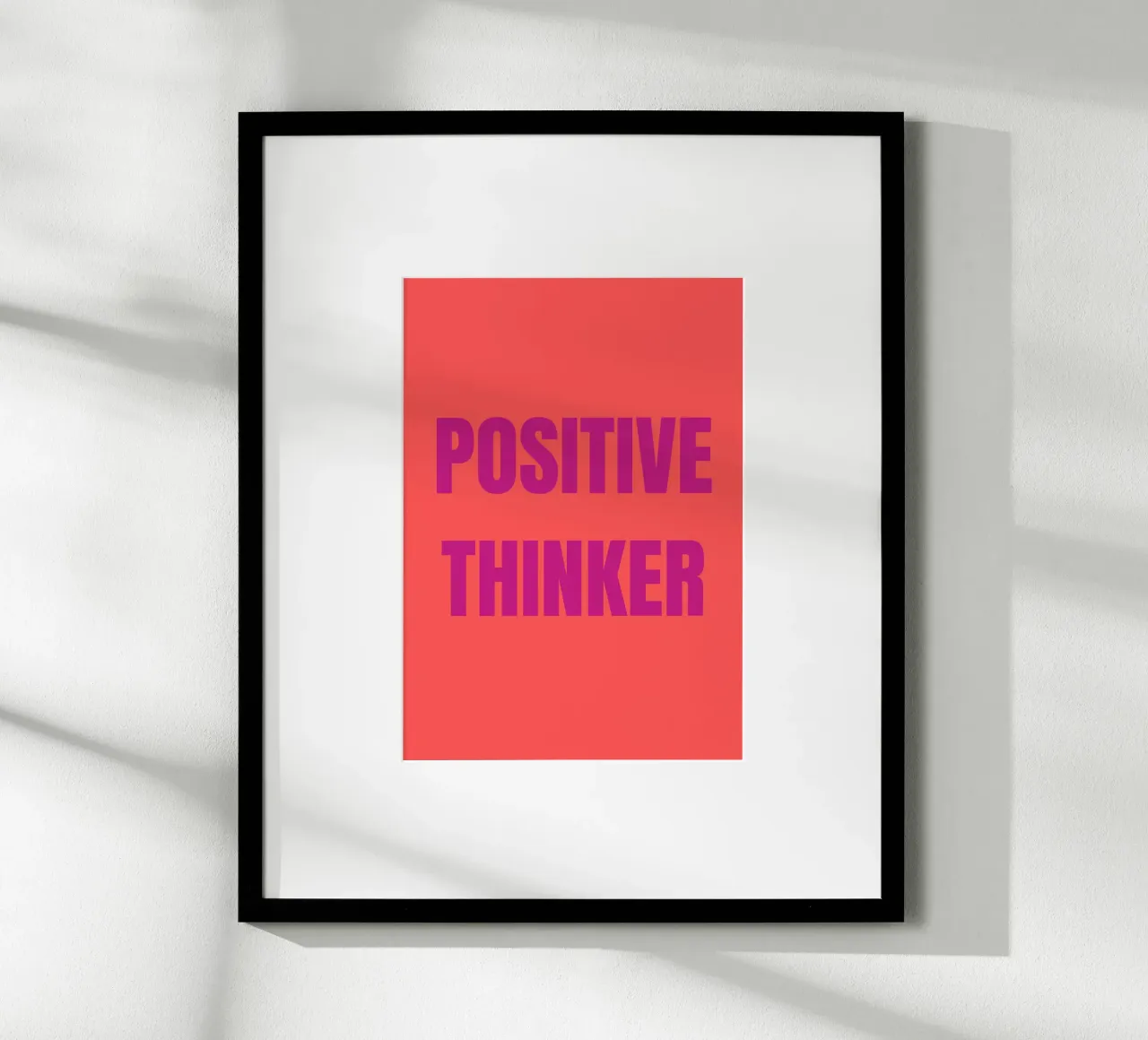 Positive Thinker poster da Tabea Jule