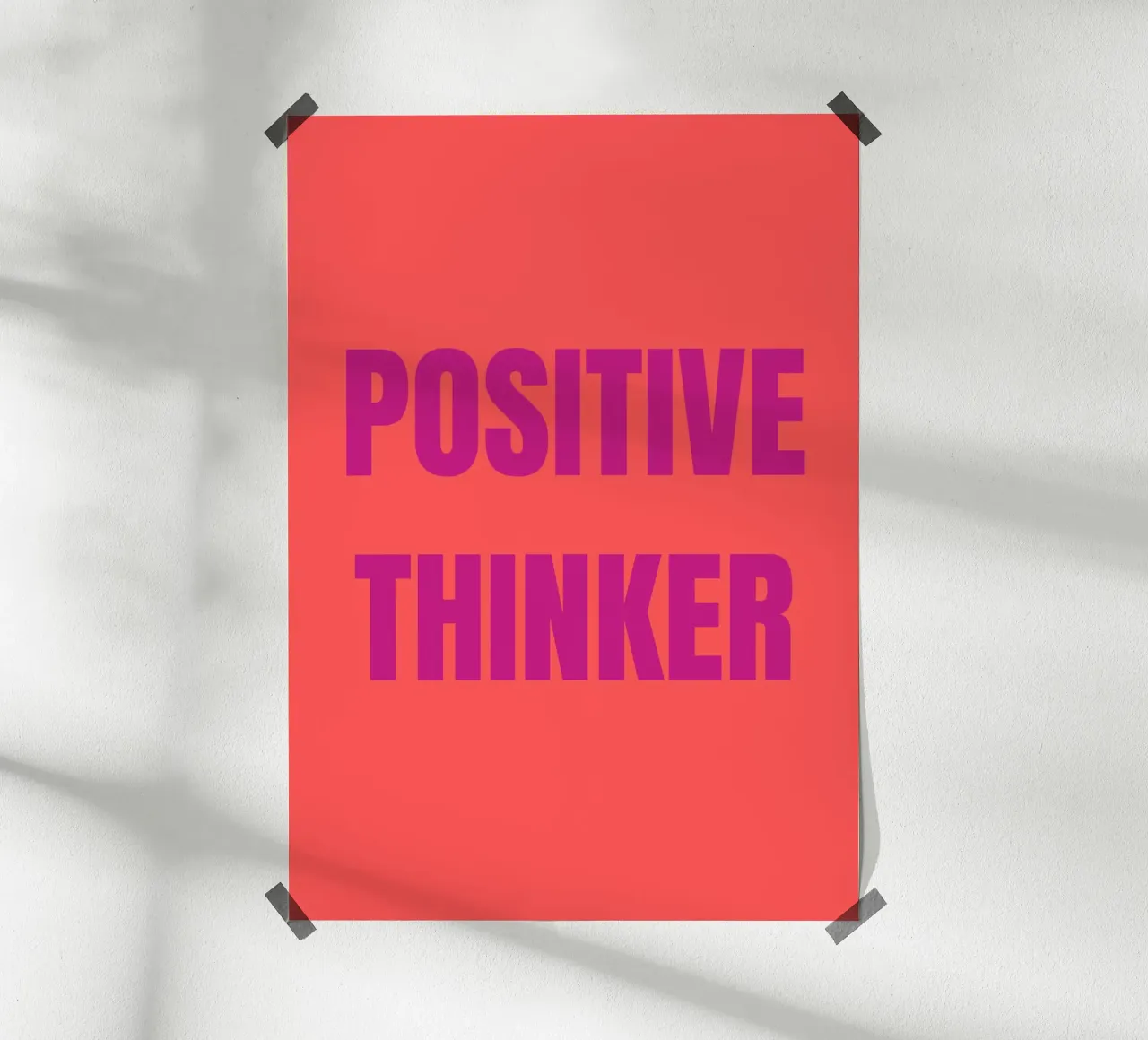 Positive Thinker poster da Tabea Jule