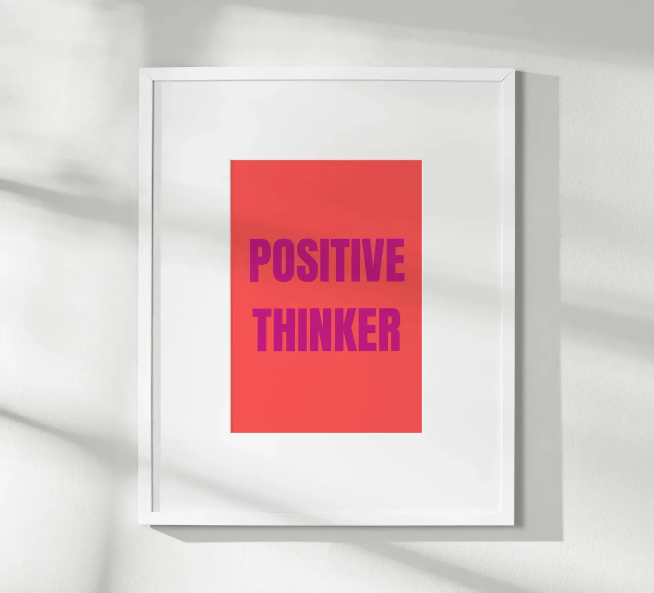 Positive Thinker poster da Tabea Jule