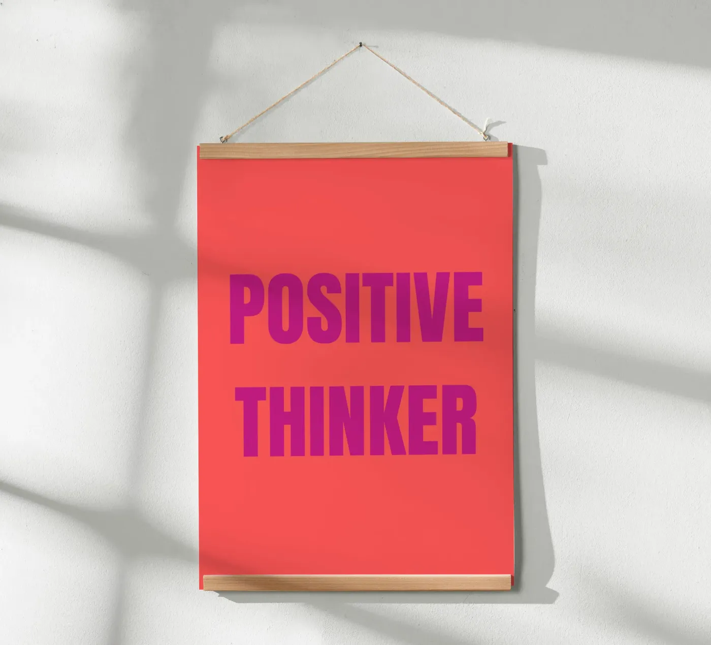 Positive Thinker poster van Tabea Jule