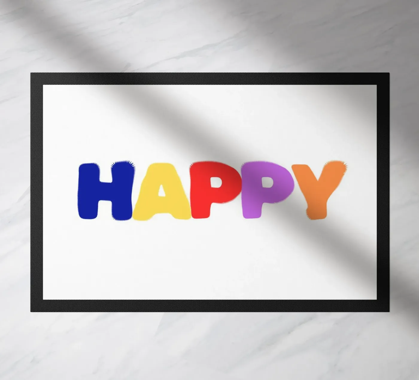 Happy deurmat van Tabea Jule