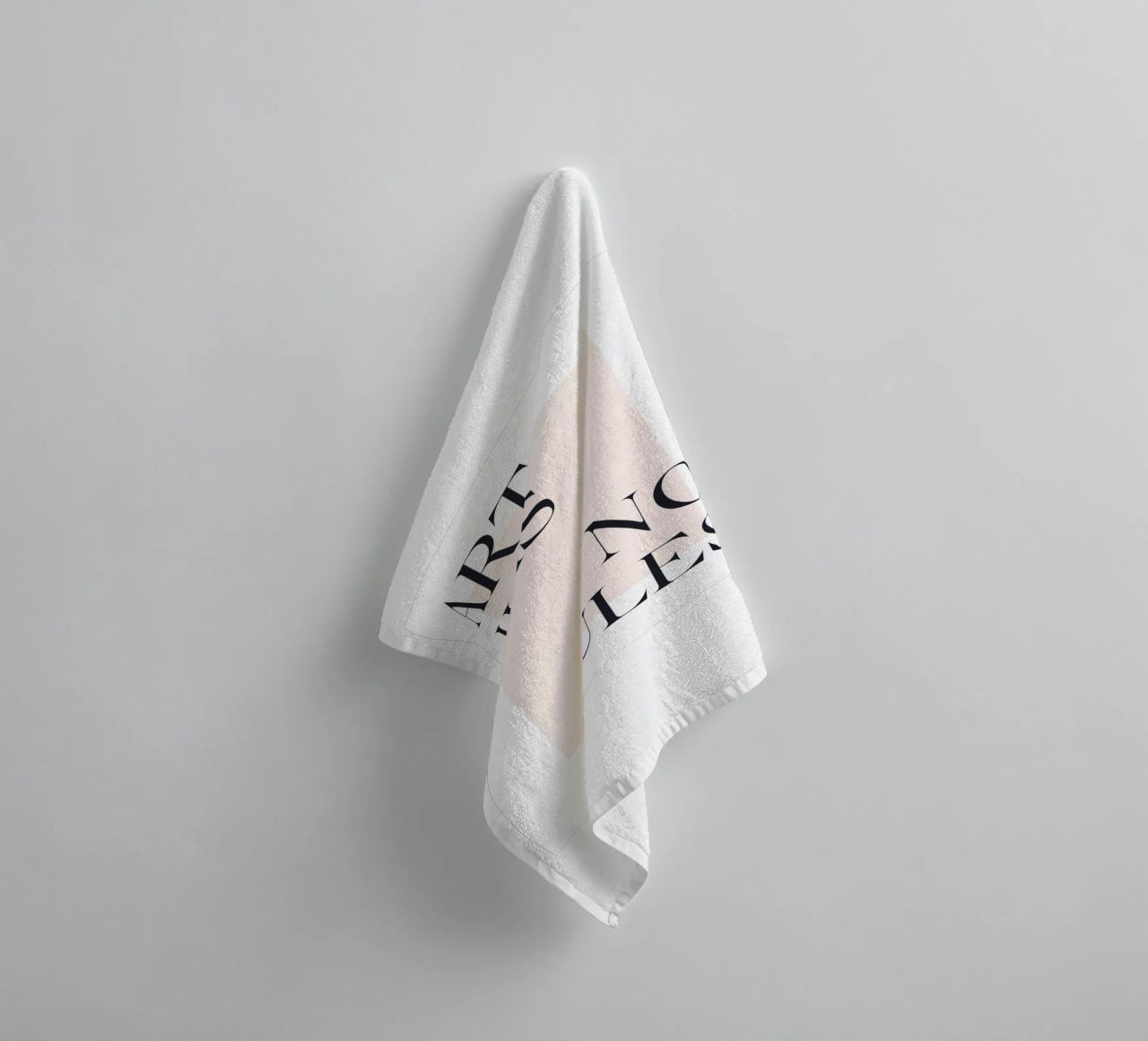 Art Has No Rules - Minimalist typography design towel by Whole©