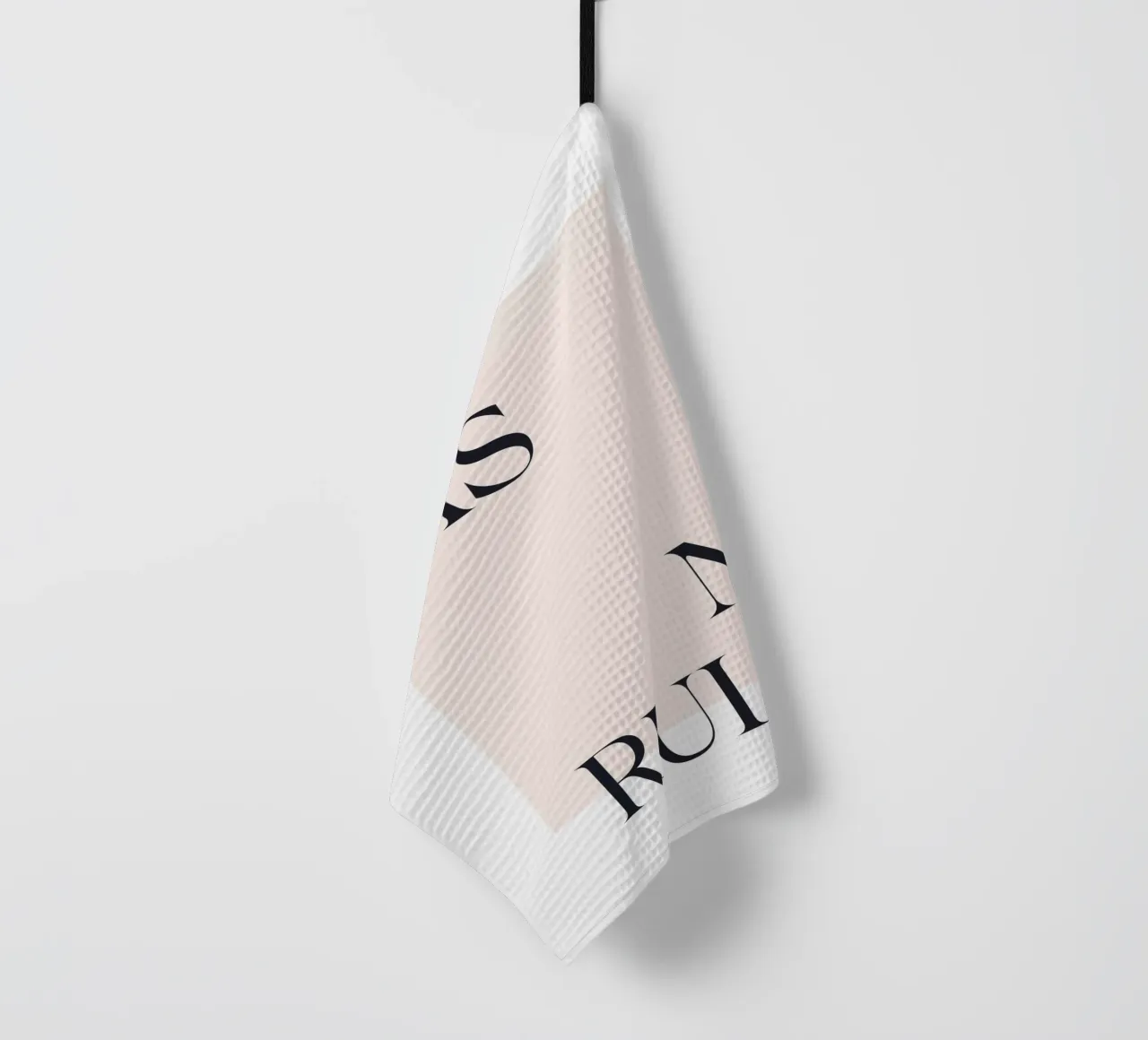 Art Has No Rules - Minimalist typography design tea towel by Whole©
