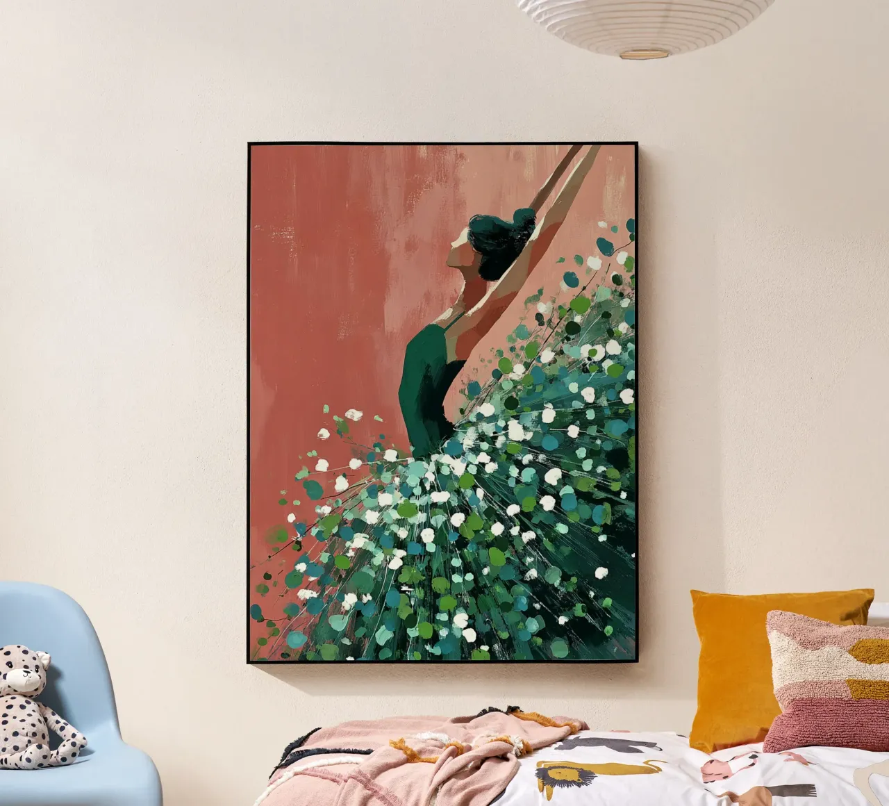 Emerald Ascent acryl van lieblu