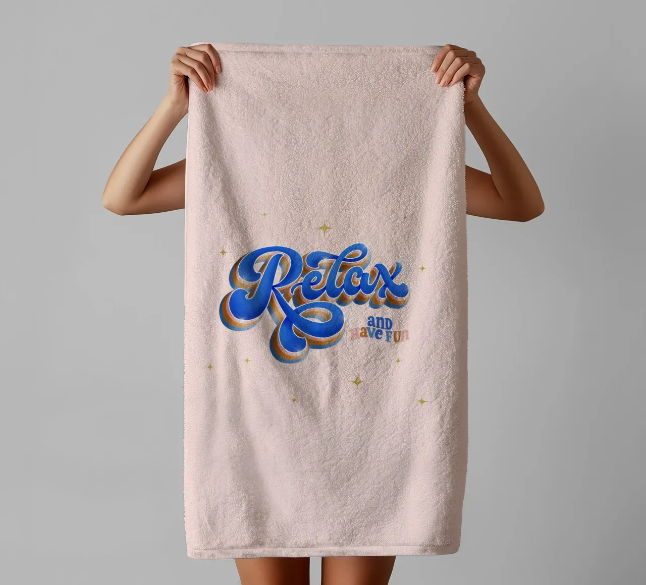 Relax and Have Fun. Retro Vibes. towel by CalliLetters