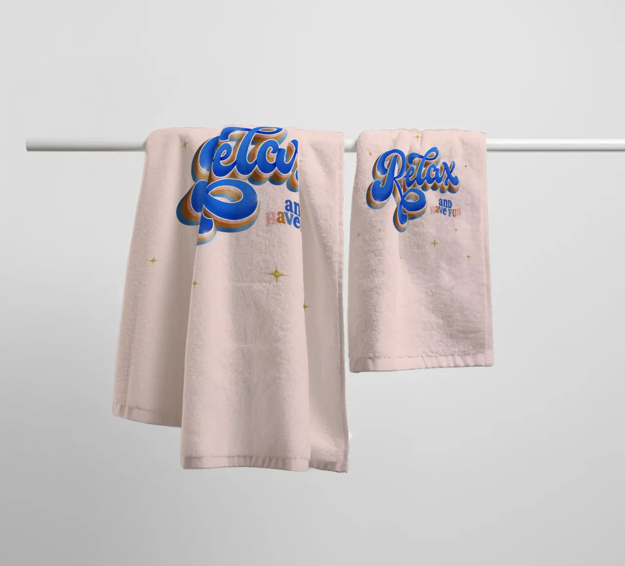 Relax and Have Fun. Retro Vibes. towel by CalliLetters