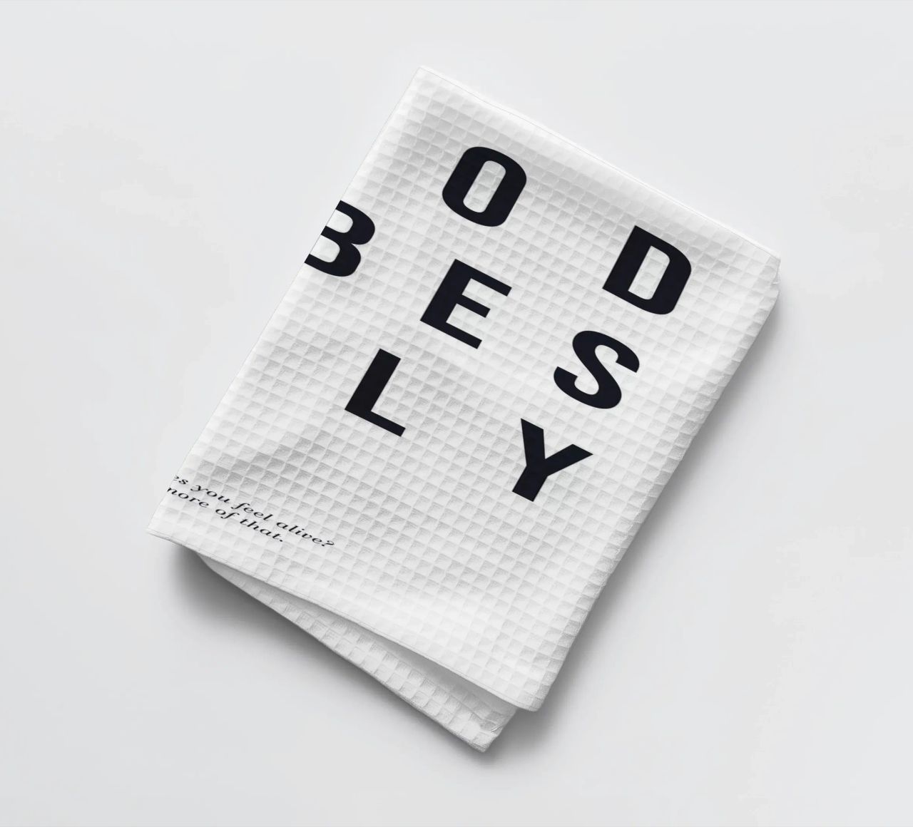 Good Vibes Only - Impression typographique moderne torchon de Whole©