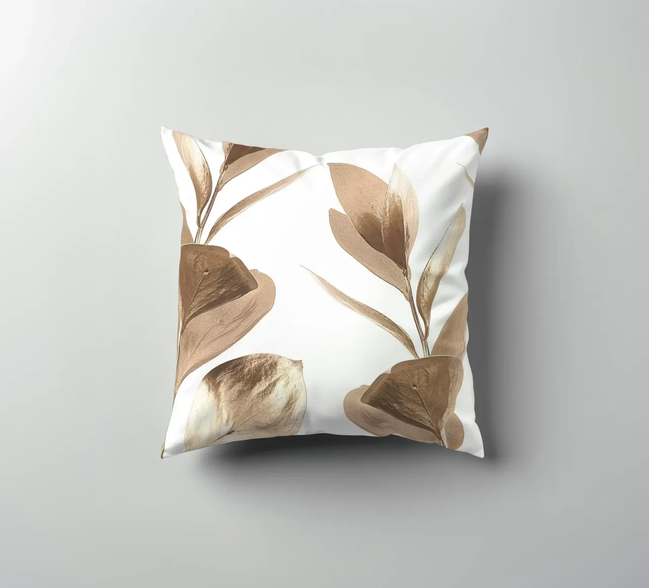 Foglie d'oro - Elegante design naturale cuscino da Whole©