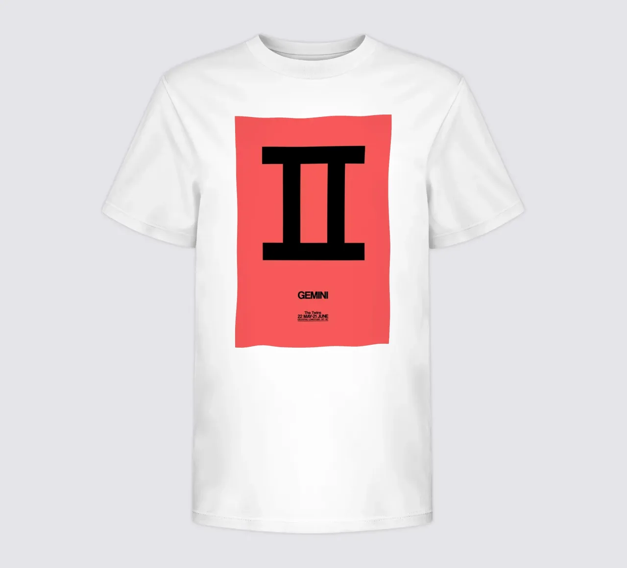 Gemini Zodiac Sign Black kids t-shirt by Naxart