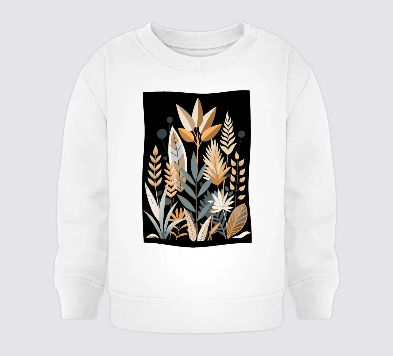 Astratto botanico autunnale felpa neonato da Artistic-shop