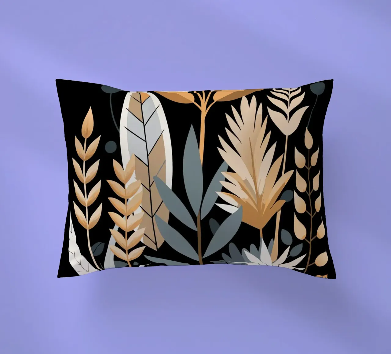 Astratto botanico autunnale cuscino da Artistic-shop