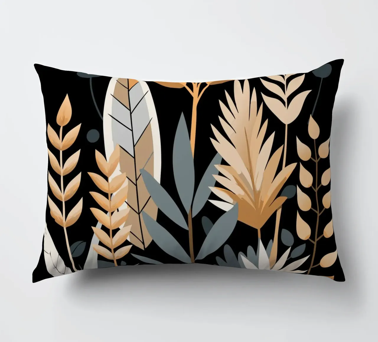 Astratto botanico autunnale cuscino da Artistic-shop