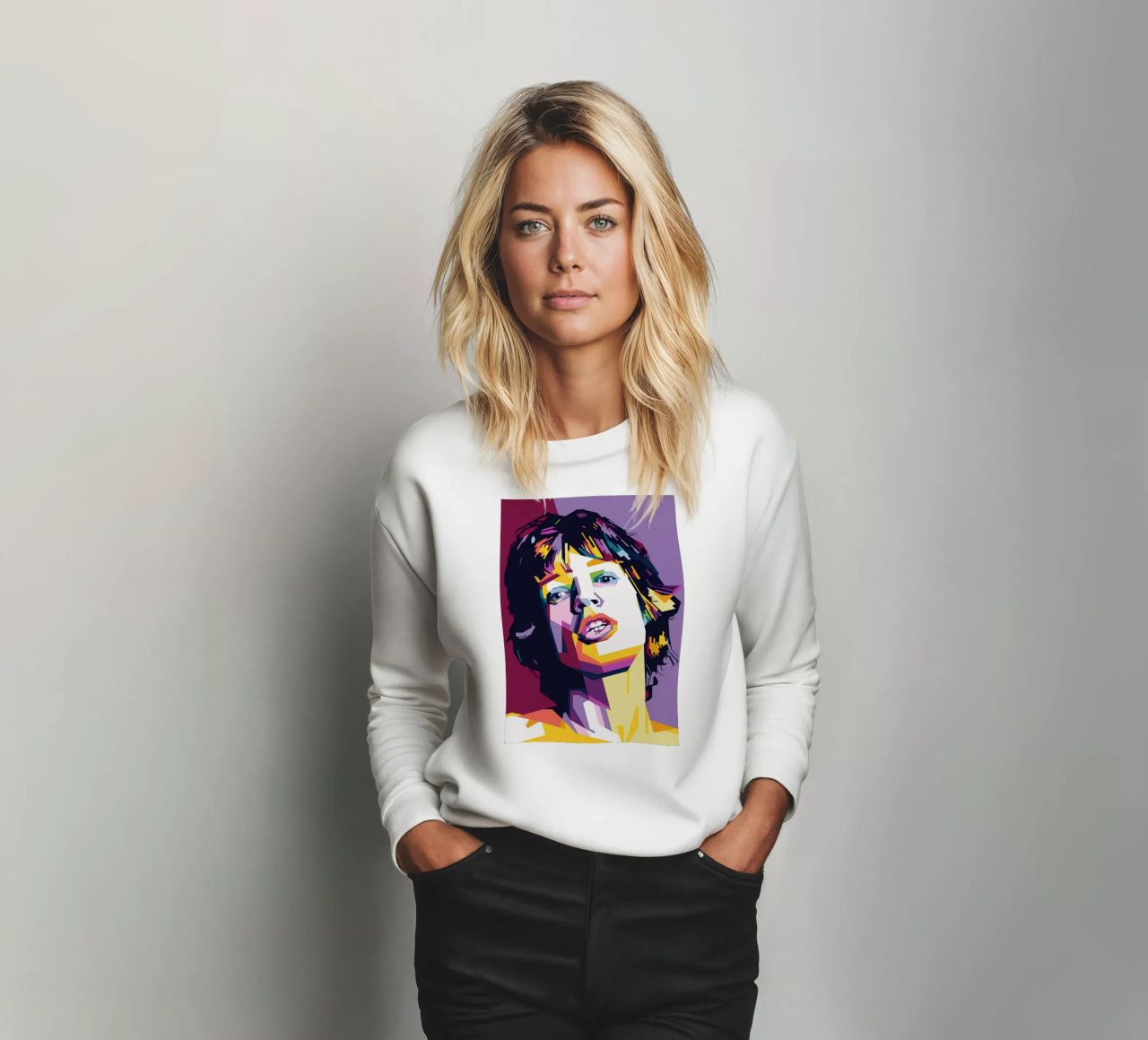 Sir Rockers Popart WPAP felpa da SW Artwork
