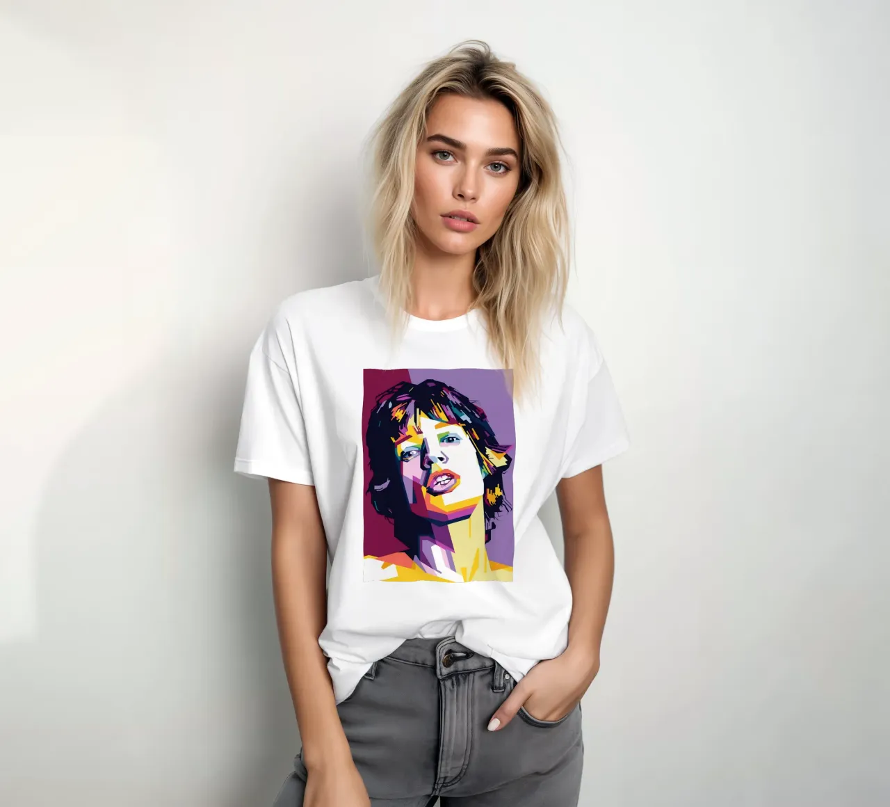 Sir Rockers Popart WPAP t-shirt da SW Artwork