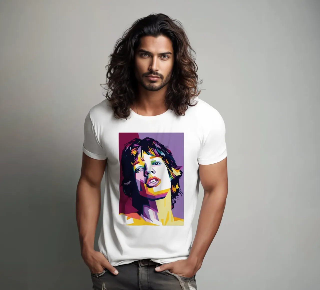 Sir Rockers Popart WPAP t-shirt da SW Artwork