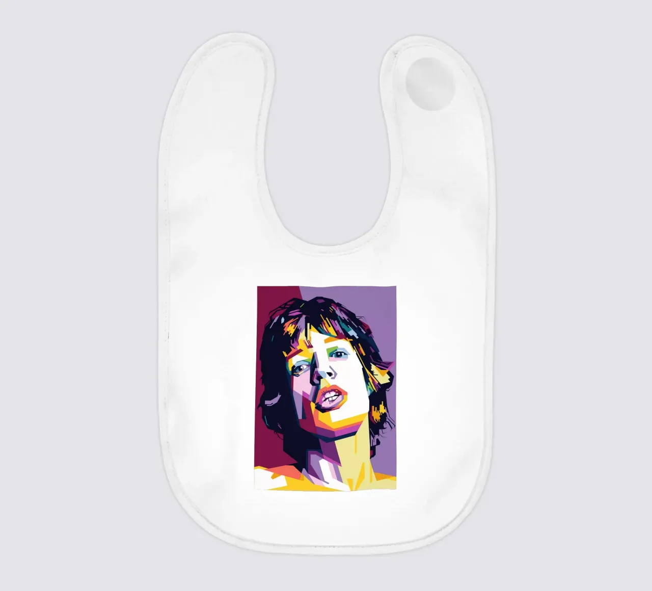 Sir Rockers Popart WPAP bavaglino da SW Artwork
