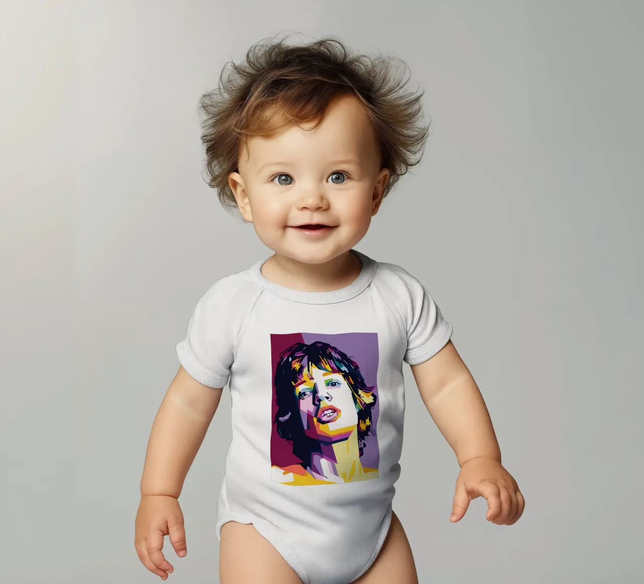 Sir Rockers Popart WPAP body neonato maniche corte da SW Artwork