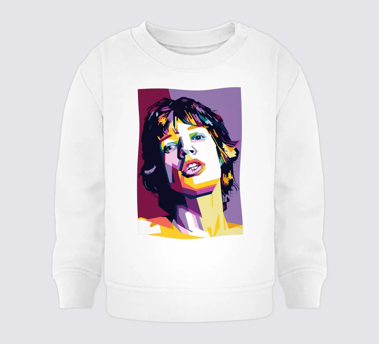 Sir Rockers Popart WPAP baby sweatshirt by SW Artwork