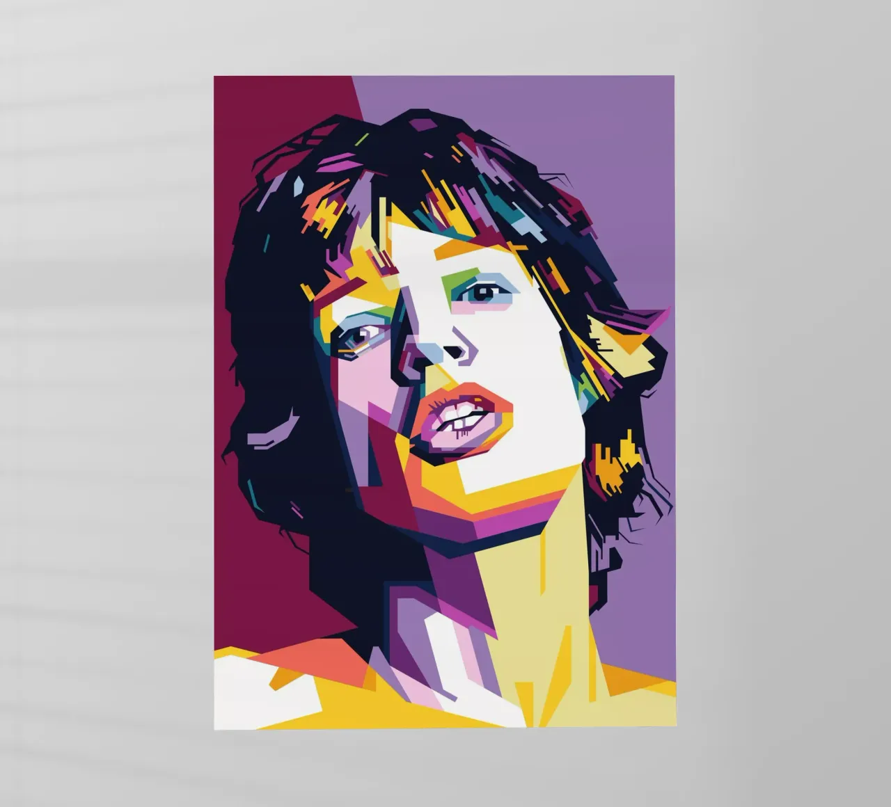 Sir Rockers Popart WPAP pellicola backlit da SW Artwork