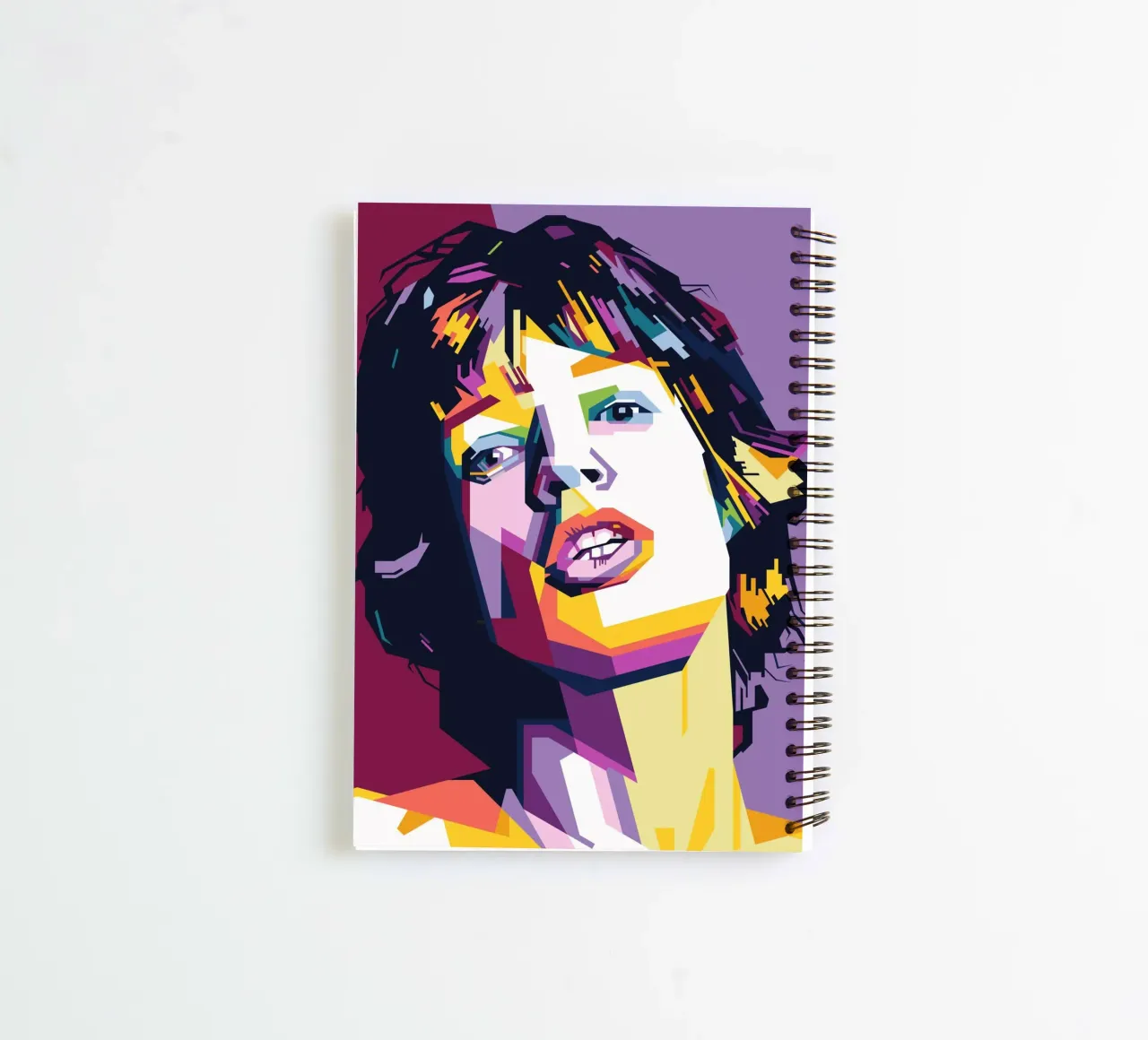 Sir Rockers Popart WPAP carnet à spirale de SW Artwork