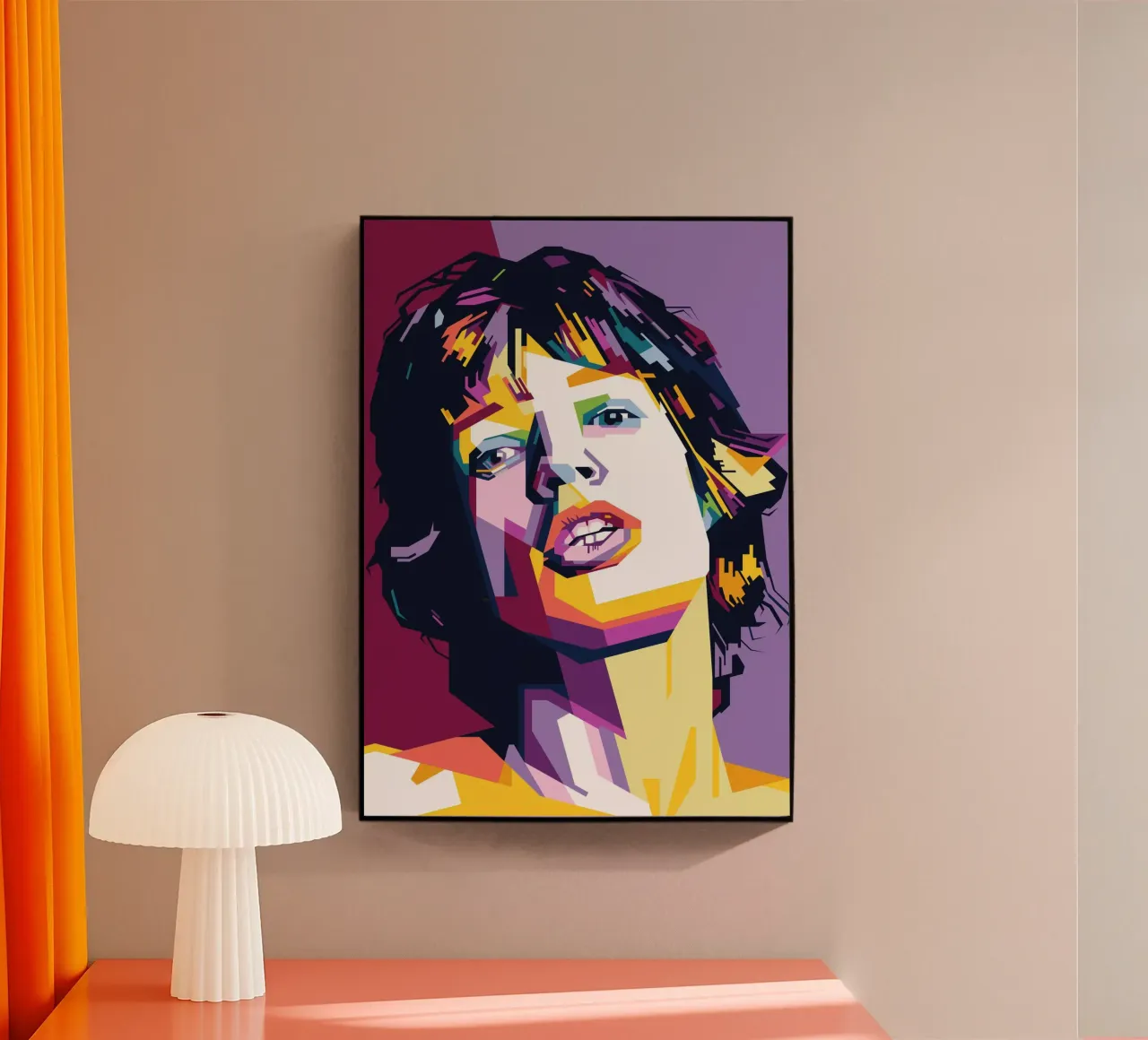 Sir Rockers Popart WPAP plexiglass da SW Artwork