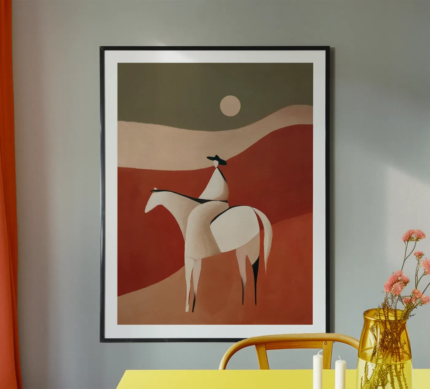 Desert Rider poster da Solenne West